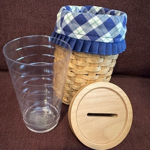 Longaberger 2003 Blue Ribbon Collection Pride Basket Set